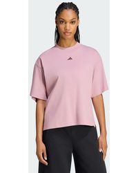 adidas - 3-Stripes Studio T-Shirt - Lyst