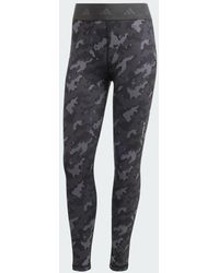 adidas - Techfit Camo 7/8 - Lyst