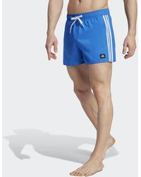 adidas - 3-stripes Clx Very-short-length Swim Shorts - Lyst