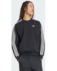 adidas - Adicolor 3-Stripes Oversized Crewneck - Lyst