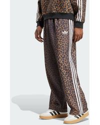 adidas - Firebird Loose Leopard Track Pants - Lyst