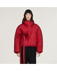 adidas - Y-3 Hooded Puffer Jacket - Lyst