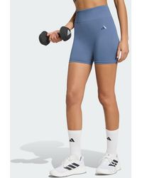 adidas - Workout Essentials 4 Inch Leggings Knit - Lyst
