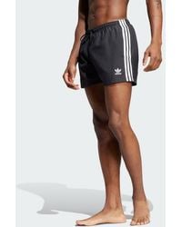 adidas - Adicolor 3-Stripes 5-Inch Swim Shorts - Lyst