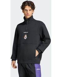 adidas - Real Madrid Eqt Half Zip Top - Lyst