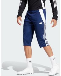 Pantalon 3/4 Tiro 23 League adidas pour homme en coloris Bleu