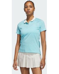 adidas - Originals All Over Trefoil Polo Shirt - Lyst