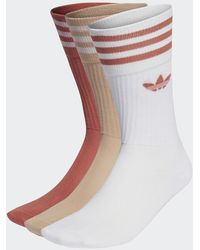 adidas - Crew Socks 3 Pairs - Lyst