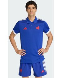 adidas - France Rugby Home Supporters Replica Polo - Lyst