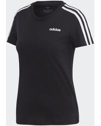 adidas - Essentials 3-Stripes Tee - Lyst
