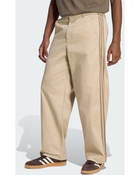 adidas - 3 Stripes Pleated Trousers - Lyst
