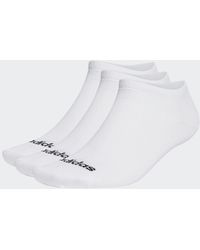 adidas - Thin Linear Low-cut Socks 3 Pairs - Lyst
