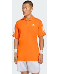 adidas - Club Tennis 3-Stripes Polo Shirt - Lyst