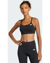 adidas - Optime Essentials Workout Light Support Bra - Lyst