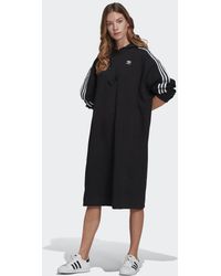 adidas Adicolor Classics Hoodie Jurk - Zwart