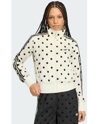 adidas - Satin Polka Dots Tt Track Top - Lyst