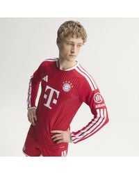 adidas - Fc Bayern 26/27 Home Authentic Jersey Long Sleeve - Lyst