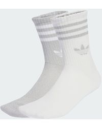 adidas - Calzini 3-Strisce Glitter Crew 2 Paia - Lyst
