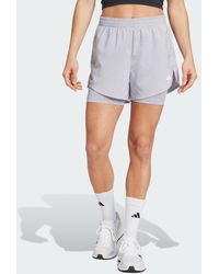 adidas Originals - Short Aeroready Made For Training Minimal Two-In-One - Lyst