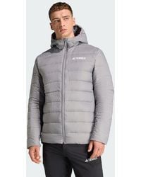 adidas - Terrex Multi Essentials Climawarm Light Down Hooded Jacket - Lyst