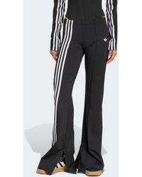 adidas - Ribbon Off Placed 3-Stripes Flared Joggers - Lyst