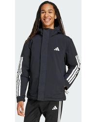 adidas - Climawarm 3-Stripes Insulated Hooded Jacket - Lyst