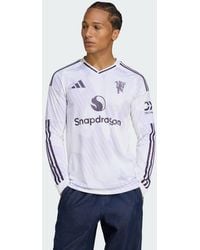 adidas - Manchester United 25/26 Long Sleeve Away Jersey - Lyst