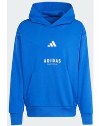 adidas - All Szn Fleece Graphic Hoodie - Lyst