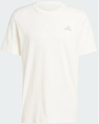 adidas - Essentials Single Jersey Embroidered Small Logo T-Shirt - Lyst
