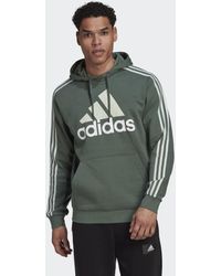 Sudadera con capucha Circle Trefoil 3 bandas adidas de hombre de color  Negro | Lyst