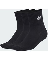 adidas - Mid Ankle Sock 3 Pair Pack - Lyst