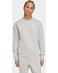 adidas - Trefoil Essentials Crew Sweatshirt - Lyst