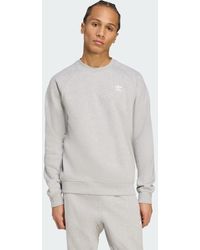 adidas - Trefoil Essentials Crew Sweatshirt - Lyst