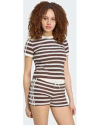 adidas - Originals Summer Glow Slim Striped T-Shirt - Lyst