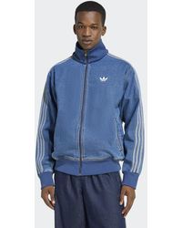 adidas Originals - Adicolor Denim Firebird Track Top - Lyst