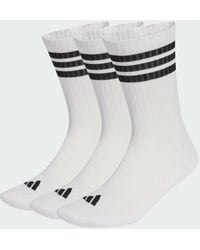 adidas - 3-Stripes Cushioned Crew Socks 3 Pair Pack - Lyst