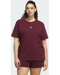 adidas - Essentials Small Logo Tshirt - Lyst
