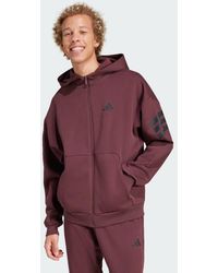 adidas - Chaqueta Con Capucha Future Icons 3 Bandas - Lyst