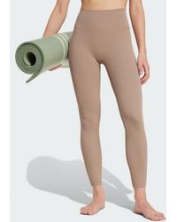 adidas - All Me Rib 7/8 Leggings - Lyst