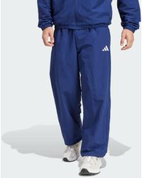 adidas - Essential Small Logo Woven Open Hem Pant - Lyst