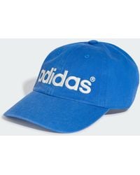 adidas - Washed Twill Dad Baseball Cap - Lyst