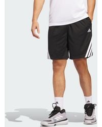 adidas - Legends 3-Stripes Basketball Shorts - Lyst