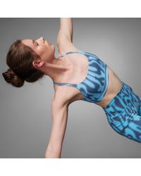 adidas - All Me Light-Support Printed Bra - Lyst