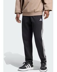 adidas - Essentials 3-Stripes French Terry Tapered Cuffed Joggers - Lyst