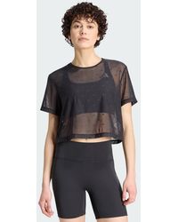 adidas Originals - Primelift Essentials Workout Mesh-T-Shirt, Kastig Geschnitten - Lyst