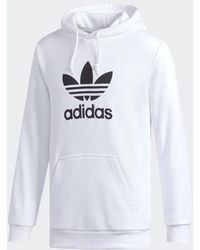 adidas trefoil hoodie olive