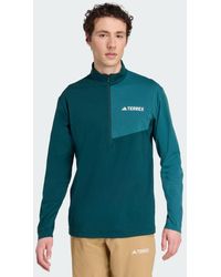 adidas - Terrex Multi Climacool 1/2 Zip Long Sleeve Long-Sleeve Top - Lyst