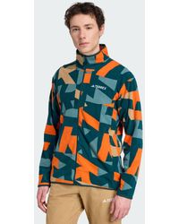 adidas - Chaqueta Terrex Multi Printed Fleece - Lyst