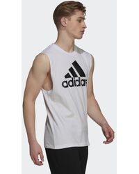T-shirts sans manches et débardeurs adidas pour homme - Jusqu'à -66 % sur  Lyst.fr