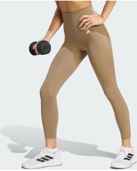 adidas - Optimé Essentials No Front Rise Seam 7/8 Leggings - Lyst